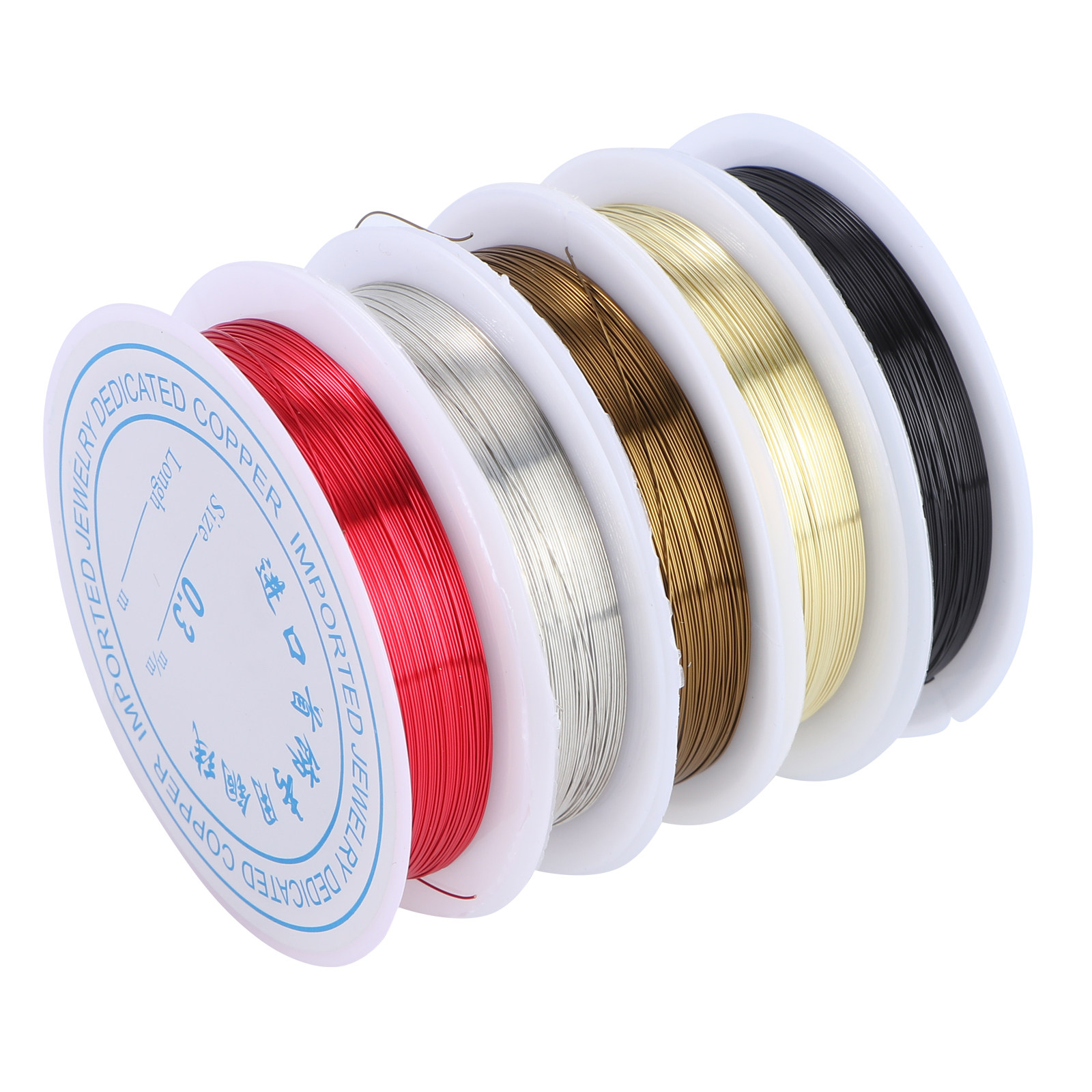 5 Rolls 26 Gauge Copper Wire J - Copper Wire Roll 评论和价格
