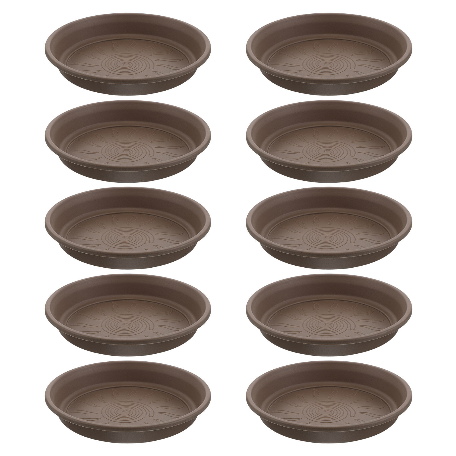 10Pcs Round Plant Saucers Resi - Drip Tray Saucer 评论和价格