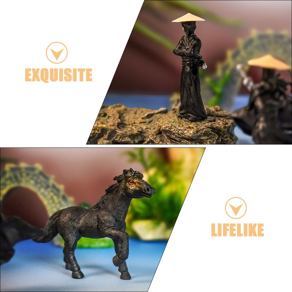 3Pcs Ancient Chinese Knight Sc - Bonsai Garden Art 评论和价格