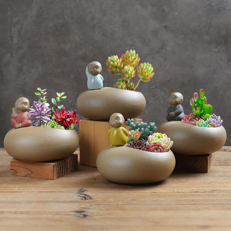 Chinese Style Retro Ceramic Mo - Bonsai Garden Art 评论和价格